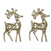 Asılabilir Yılbaşı Yeniyıl Ağacı Süsü Geyik 15cm Christmas New Year Ornaments Deer 15cm thumbnail 1