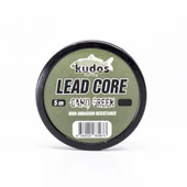 Kudos Lead Core Camo Green 5m Leader Çeker (lb) : 35lb thumbnail 1