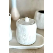 Primanova Yonna Banyo Seti 6 Parça - Beyaz thumbnail 5