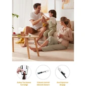 Goldmaster GM-7545 Joker Beyaz Dik Elektrikli Süpürge – 3 Fonksiyon, 1 L Toz Haznesi, Torbasız ve Güçlü Emiş thumbnail 8