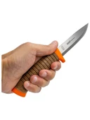 Rox Camping Bushcraft  Plus Paslanmaz Çelik Kamp Bıçak Turuncu 153CAMP0321 thumbnail 4