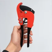 Boru Kesme Makası 42 mm Profesyonel PVC PPRC Plastik Boru Kesici Dayanıklı Kesme Bıçak Aleti thumbnail 7