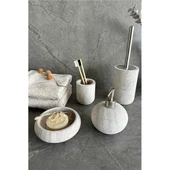 Primanova Bella Vita Banyo Seti 4 Parça - Bej thumbnail 1