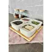 Neoflam Fika One 4'lü Kahvaltı Seti - Bej thumbnail 2