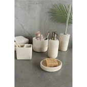 Primanova Charm Banyo Seti 5 Parça - Bej thumbnail 1