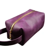 BİDERİ PERGE HAKİKİ DERİ EL ÇANTASI MOR thumbnail 1