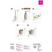 Primanova Scorro Banyo Seti 5 Parça - Bej thumbnail 2