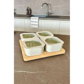 Neoflam Fika One 4'lü Kahvaltı Seti - Bej thumbnail 1