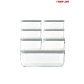 Neoflam Perfect Seal Cam Saklama Seti 7 Parça thumbnail 2