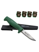 Rox Camping Bushcraft Eco Paslanmaz Çelik Kamp Bıçağı Yeşil 153CAMP0320 thumbnail 1