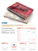 Gıpta 2025 Eylül-2026 Aralık DİKİŞLİ Akademik Ajanda 17X24 Cm  Model-7 thumbnail 2