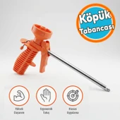 Ergonomik Saplı Metal Uçlu Köpük Tabanca Hassas Uygulama İçin Profesyonel Köpük Tabancası thumbnail 1