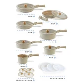 Neoflam Midas Set Bej Indüksiyon 18 Parça thumbnail 4