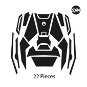 SYM ADX-125 (2024) İle Uyumlu  22 Parça 6D Karbon Tank Pad Seti thumbnail 1