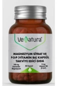 Venatura Magnezyum Sitrat ve P-5-P Vitamin B6 90 Kapsül thumbnail 2