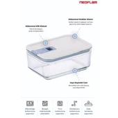 Neoflam Perfect Seal Cam Saklama Seti 7 Parça thumbnail 4