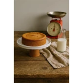 Akayev Porselen Ahşap Ayaklı 28 Cm Sunumluk thumbnail 2