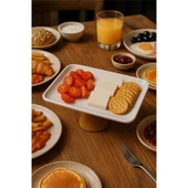 Akayev Porselen Ahşap Ayaklı 27x20 Cm Sunumluk thumbnail 5