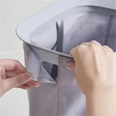 Arow Garb Katlanır Kumaş Çamaşır Sepeti 50 Litre thumbnail 5