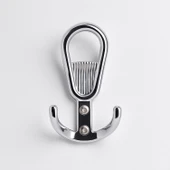 Metal Gümüş Krom Askı Askılık Duvar Vidalı Çanta Elbise Asma Portmanto Vestiyer Banyo Mutfak Askısı thumbnail 6