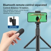 Tripod L02 4 In 1 Bluetooth Kumandalı Tripod Selfie Çubuğu thumbnail 3