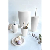 Primanova Pure Banyo Seti 5'li - Beyaz thumbnail 1