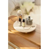 Akayev Traverten 19 Cm Altın Boncuk Ayaklı Sunumluk thumbnail 2