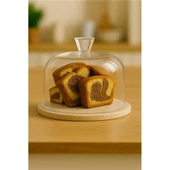 Akayev Traverten 25 Cm Cam Fanus thumbnail 3