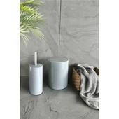 Primanova Flores 2'li Banyo Seti - Gri thumbnail 1