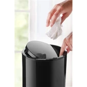 Primanova Flores 5'li Banyo Seti - Siyah thumbnail 2