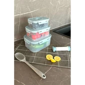 Primanova Seoul Vakumlu Taze Ürün Saklama Kabı 3'lü Set thumbnail 1