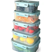 Primanova Seoul Vakumlu Taze Ürün Saklama Kabı 5'li Set thumbnail 4