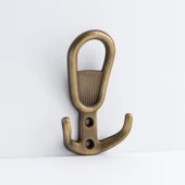 Metal Antik Sarı Askı Askılık Duvar Vidalı Çanta Elbise Asma Portmanto Vestiyer Banyo Mutfak Askısı thumbnail 6