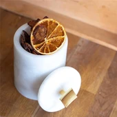 Akayev Mermer Beyaz Ela Baharatlık thumbnail 3