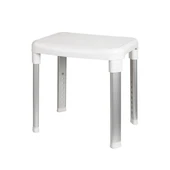 Primanova Cappadocıa Paslanmaz Aluminyum Geniş Yüzeyli Banyo Taburesi 130 Kg Taşıma Kapasitesi thumbnail 1