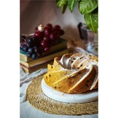 Akayev Mermer 28 Cm Kalın Beyaz Sunum Tabağı Yağ Standı thumbnail 2