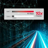 UNITEK CAT7 PATCH KABLO 5MT FLAT 10GBPS C1897BK-5M thumbnail 4