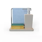 Primanova Luna Askılı Mutfak Sıvı Sabunluk Bej thumbnail 1