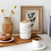 Akayev Mermer Beyaz Kuş Baharatlık thumbnail 1