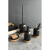 Primanova Cartri 4'lü Banyo Seti Siyah thumbnail 1