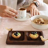 Akayev Ahşap 2 Bölmeli Altın Kuş Sunumluk thumbnail 1