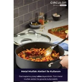 Circulon Cam Kapaklı Sığ Tencere 28 CM thumbnail 1