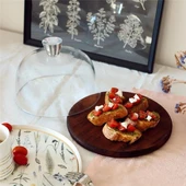 Akayev Ahşap 24 Cm Cam Fanus thumbnail 1