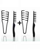 Fontenay Profesyonel Mucizevi French Crop Düz Saç Şekillendirme Tarağı 2'Li Set thumbnail 1