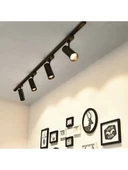 Alüminyum Gövde 30 Watt 3000 Kelvin Gün Işığı Ledli Çok Kaliteli Ray Spot , Led Armatür (Ray Hariç) thumbnail 4