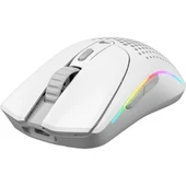 Glorious Model O 2 Mini 57 Gram 6 Düğmeli Kablosuz Oyuncu Mouse Beyaz thumbnail 4