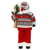 Gaz Lambası Taşıyan Noel Baba Dekoratif Biblo 46 cm thumbnail 3