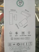 Alüminyum Gövde 30 Watt 3000 Kelvin Gün Işığı Ledli Çok Kaliteli Ray Spot , Led Armatür (Ray Hariç) thumbnail 8