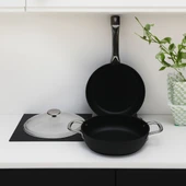 GÜRAL PORSELEN Güral Antoryum 3 Parça Granit Tencere Takımı Siyah thumbnail 1