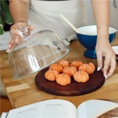 Akayev Ahşap 24 Cm Cam Fanus thumbnail 3